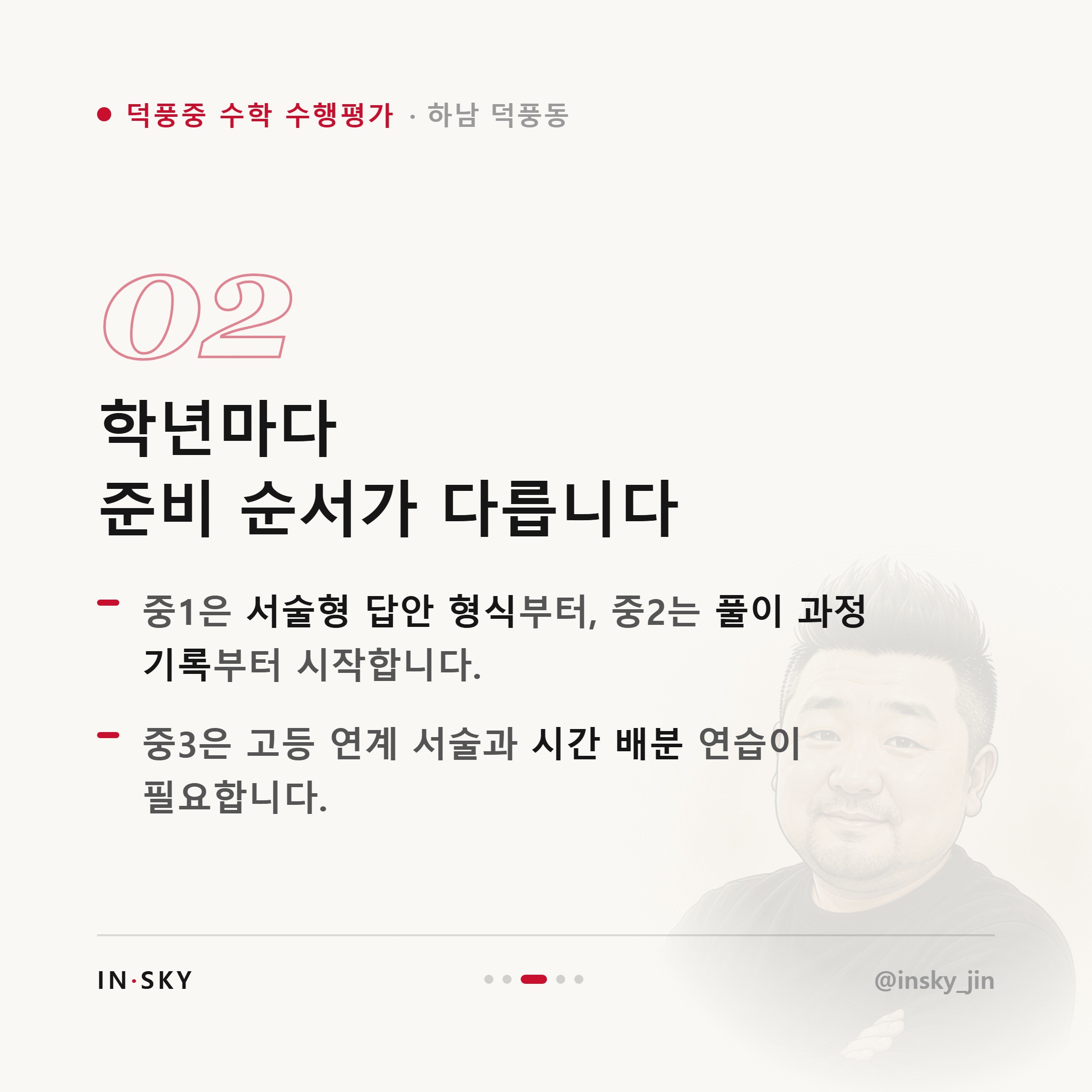 덕풍중 수학 수행평가, 학년별로 무엇부터 준비해야 할까요 — 핵심 요약 카드 3/5